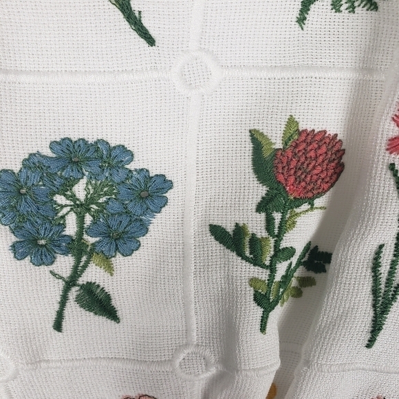 Retro Stage Retro Embroidered Midi Dress Size XL - Picture 4 of 11